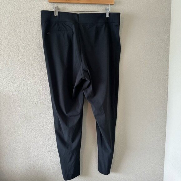 Cobble Lane Women’s Pants Size Large Black High Rise Pull-On Lightweight Trouser - Picture 2 of 11
